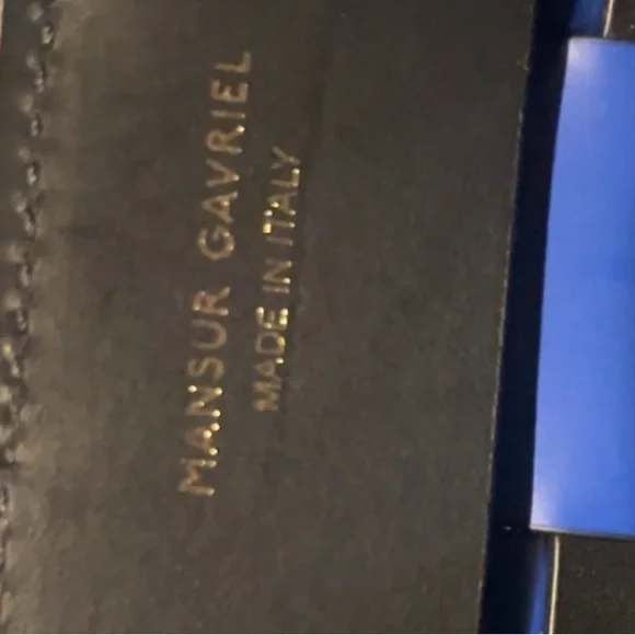 mansur gavriel black & blue tote bag - Picture 5 of 12